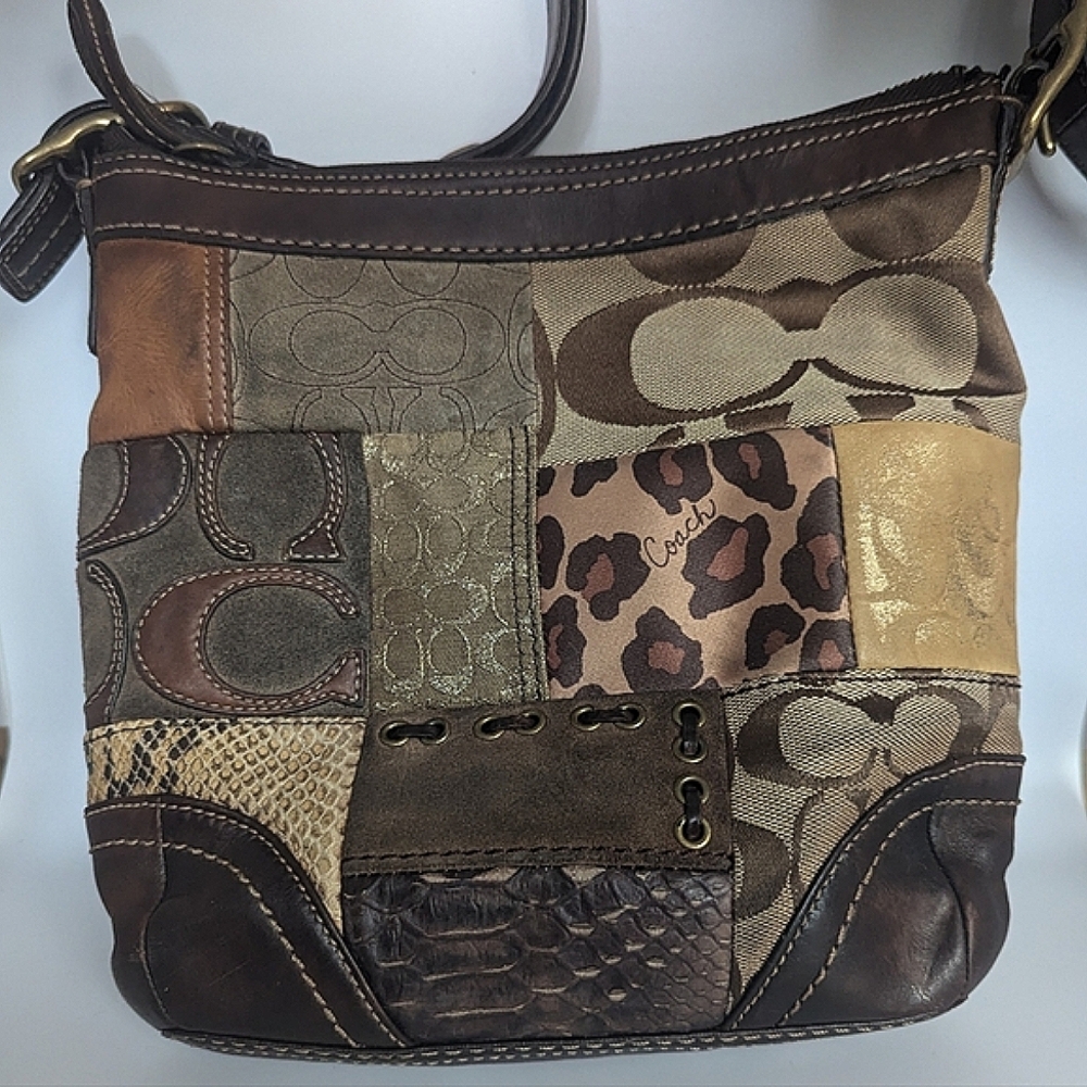 Coach Patchwork Shoulder Bag
